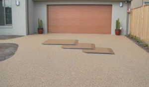 Pebble paving